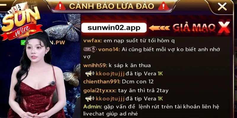 Cảnh báo Sunwin giả mạo. Phân biệt Sunwin thật giả giúp tránh bẫy lừa đảo