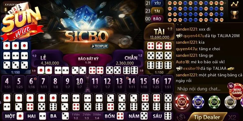 Đặt cược Casino Sunwin dễ dàng, nhanh chóng chỉ với vài thao tác 